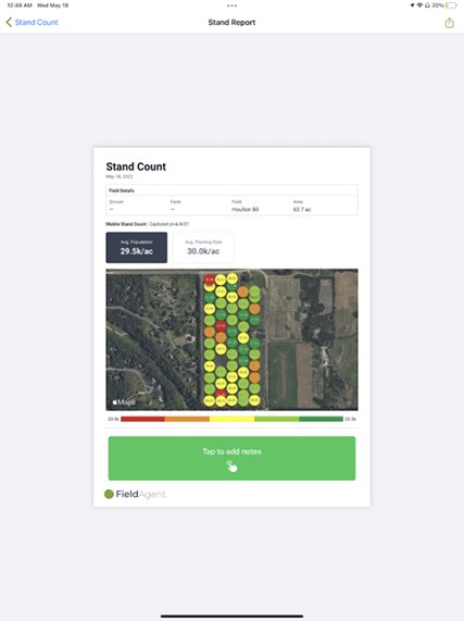 Building a report in FieldAgent Mobile
